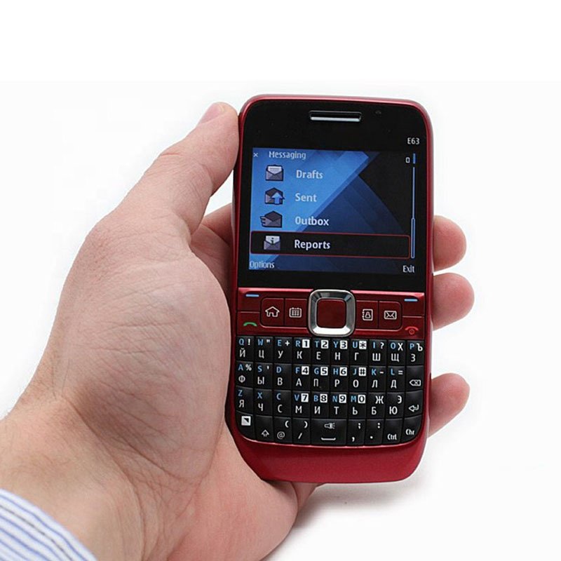 For E63 Unlocked Cell Phone 2.36" 3G WIFI FM radio Symbian 2MP QWERTY Keyboard Mobile Phones